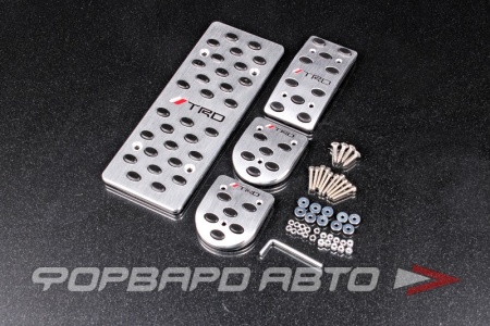 Купить Накладки на педали "TRD", алюминиевые, 3 шт. для МКПП/АКПП GYCA YT3-Pedal-15 TRD