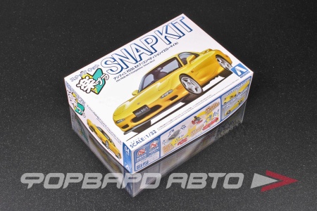Купить Сборная модель Mazda RX-7 ε֮fini FD3S (Competition Yellow Mica) AOSHIMA 06554