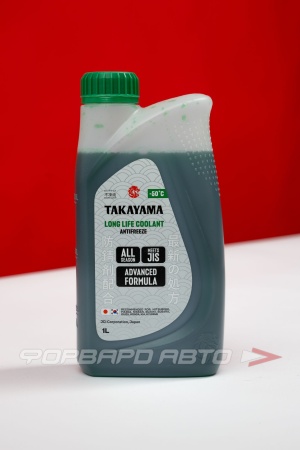Купить Антифриз LLC (-50гр) GREEN, 1л TAKAYAMA 101583