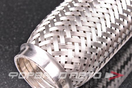 Купить Гофра глушителя 45*280, (Interlock) трехслойная (AISI 304) TIXONA P45280