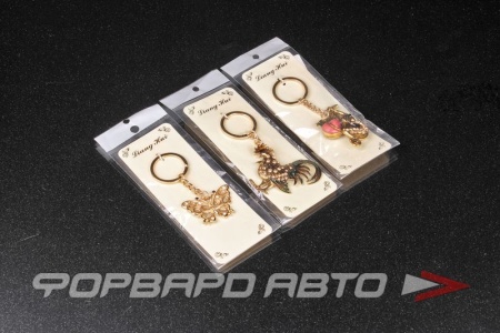 Купить Брелок животн. мир, жгут, стразы, металл, КНР MELCO BRD в ассортим