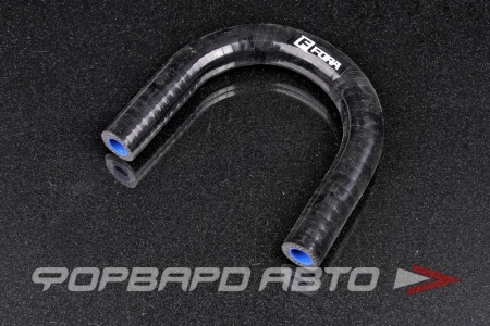 Купить Патрубок силиконовый 12 мм, 180°, 3 слоя армировки, чёрный FORA ASHU09-12-180