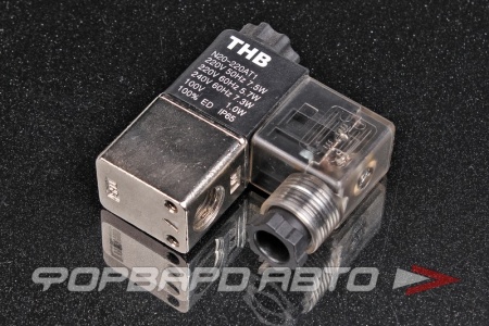 Купить Распределитель 2port 2way 1/4" АС 220V THB NB202G-AC220