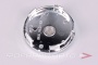 Колпачок ступицы для литых дисков Renault, D56/60мм, Black/silver+хром ободок NOVA-PRO Renault, 60/57