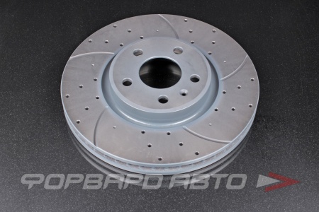 Купить Диск тормозной перфорированный передний, правый G-BRAKE GFR-21343R