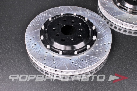 Купить Комплект тормозной системы R18 Subaru Impreza WRX STI (GDB) (суппорта + диски + колодки + шланги) BREMBO STYLE 