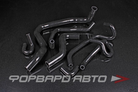 Купить Патрубки всей системы охлаждения силиконовые Honda Accord CF4, черные FORA 1454