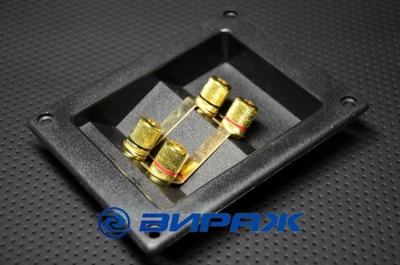 Купить Терминал аудио 4-ой металл (позолоч) MELCO 