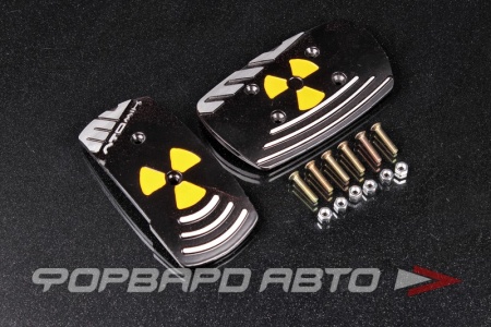 Купить Накладки на педали "Atomic" для АКПП MOMO STYLE YT3-Pedal-3 AT