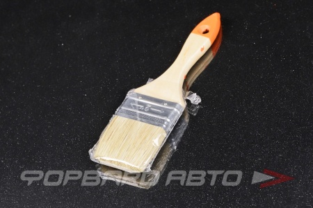 Купить Кисть плоская Slimline 2", натуральная щетина, деревянная ручка 50 мм SPARTA 824305