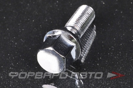 Купить Болт колеса 12*1,5*24 конус, ключ на 17, сталь /хром/ MATRIX 175095