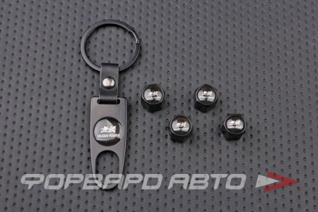 Купить Колпачок вентиля колеса MUGEN брелоком, черный MELCO RS-08368