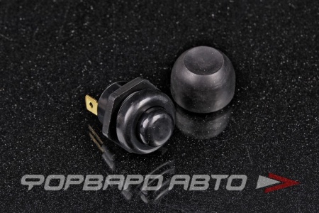 Купить Кнопка 2 положения Off-(On), без фиксации (разомкнутая), 2 контакта 12V 15A DC Герметичная (d-22,2мм) RACING ELECTRIC FE-A1220C