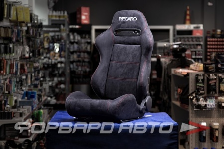 Купить Кресло + салазки регулируемое, RECARO STYLE, черная алькантара MELCO 1035