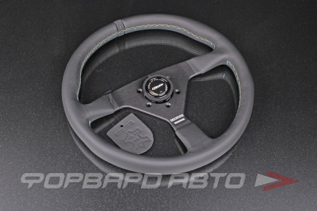 Купить Руль 350 мм, вылет 40 мм, кожа, GReddy Х MOMO Montecarlo GREDDY 36600003