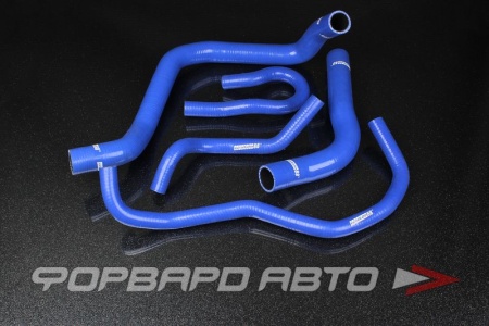 Купить Патрубки всей системы охлаждения силиконовые Honda Integra Type R DC2 синие (5 штук) AUTOBAHN88 