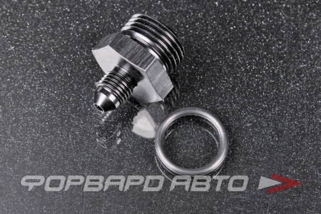 Купить Фитинг переходник AN3 - ORB8 с резиновым кольцом AB88 