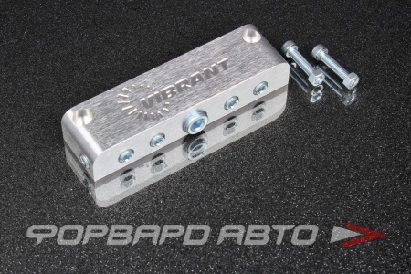 Купить Пневмо разветвитель, алюминиевый, серый VIBRANT 