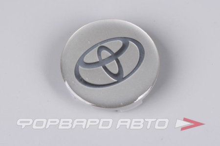 Купить Колпачок ступицы для литых дисков Toyota, диаметр D56/59мм, h10.2-15mm, Silver стекло <> TY-05