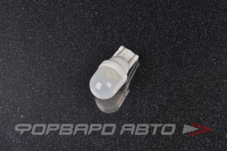 Купить Лампа светодиодная 12V T10 1SMD (W5W)  фарфор, белая Китай T10 SMD2(5630)C