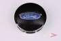 Колпачок ступицы для литых дисков Ford, D58/66мм, h5.5-11мм, глянец Black/dark blue <> FD-11
