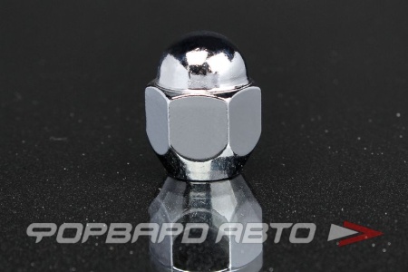 Купить Гайка колеса 12*1,25*29 конус, закрытая, ключ на 21, хром OSAKA 