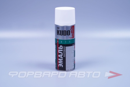 Купить Эмаль аэрозольная белая матовая 520мл/270гр KUDO KU-1101