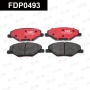 Колодки тормозные FAP FDP0493