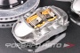 Комплект тормозной системы R18 Subaru Impreza WRX STI (GDB) (суппорта + диски + колодки + шланги) BREMBO STYLE 