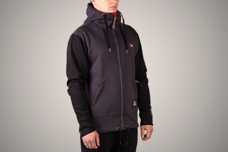 Купить Худи ZIP Long, черная, на молнии CIAY 