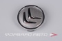 Колпачок ступицы для литых дисков Citroen, D57/60мм, h9-15мм, Silver+хром ободок, <> CT-01