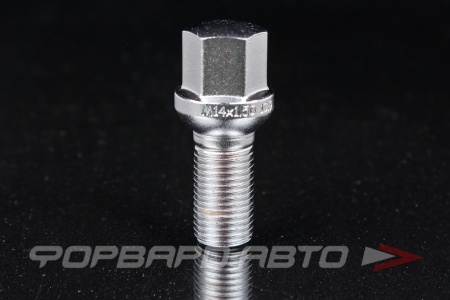 Купить Болт колеса 14*1,5*27 сфера, ключ на 17, сталь, хром TPI 184027(13R)