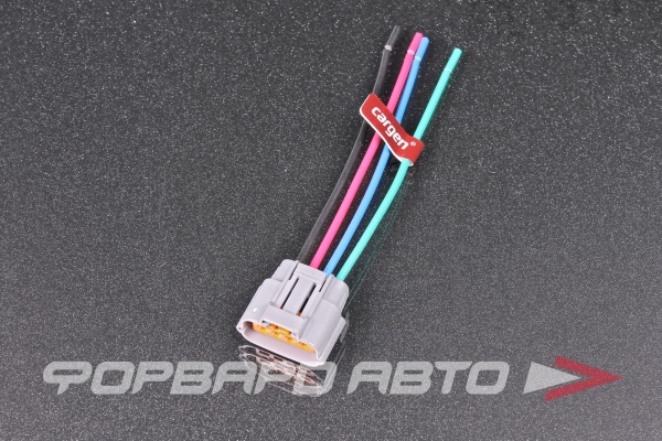 Разъем 4-х контактный датчика положения дроссельной заслонки (с проводами) CARGEN AX6744