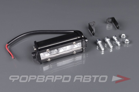 Купить Фара светодиодная 12V/24V 18W 6000К, 3 диода, дальний свет 105*30*50мм прямоугольная SKYWAY S07201076