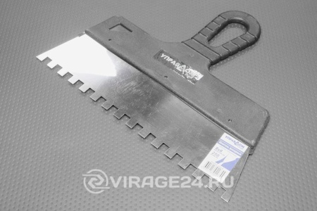 Купить Шпатель 250мм фасад зуб 8*8 нерж УПРАВДОМ 053422-250-8