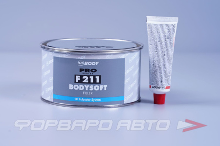 Купить Шпатлевка "PRO" F211 Soft Наполняющая, Мелкозернистая,  800гр. BODY 2112300011