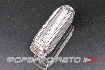Купить Гофра глушителя 55*220 (Interlock) трехслойная (AISI 304) TIXONA P55220
