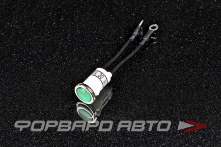 Купить Лампа контрольная 12V, зеленая (d-13,5мм) RACING ELECTRIC FE-R1001G