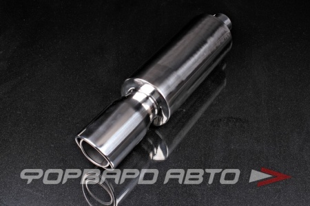 Купить Глушитель Вход = 60 мм Выход = 101 мм Длина = 560 мм D = 140 мм TORINO AUTO HJ-A0055