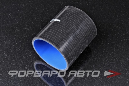 Купить Патрубок силиконовый 80 мм, L=100 мм, 4 слоя армировки, чёрный FORA ASHU01-80-STR