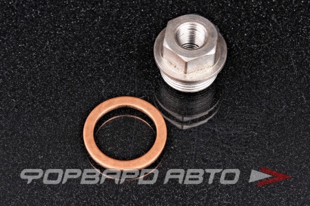 Купить Фитинг адаптер M20*1,5 мм - 1/8PT (1/8"-27) наружная и внутренняя резьбы, нержавеющая сталь KINUGAWA 315-04301-005