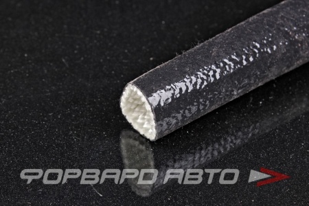 Купить Термоизоляция шлангов и проводов с силиконовым покрытием 25,4 мм, черная (Fireflex Silicone Fiberglass 1") TECHFLEX 