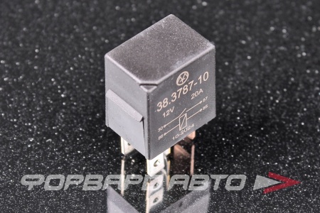 Купить Реле 12V 4-х контактное 20A с кронштейном Энергомаш 38.3787-10