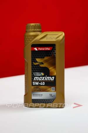 Купить Масло моторное 5W40 1л, Maxima SP/CF, A3/B4 (с) Petrol Ofisi 400001515