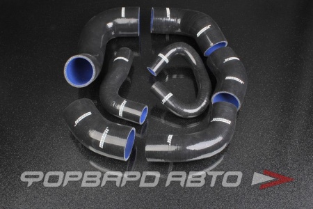 Купить Патрубки интеркулера силиконовые MMC Lancer EVO 7-9 черный (7 штук) AUTOBAHN88 