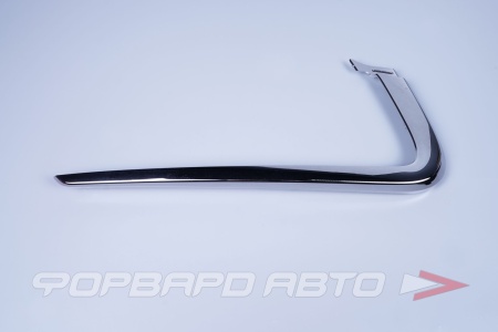 Купить Молдинг LADA Vesta бампера переднего верхний ЛЕВЫЙ хром. ПЛАСТИК 8450031565