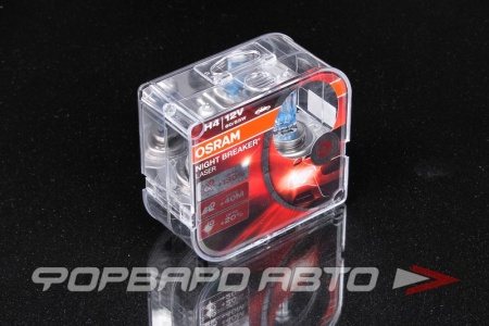 Купить Лампа H4 12V 60/55W NIGHT BREAKER LASER +130% OSRAM 64193NBL-HCB