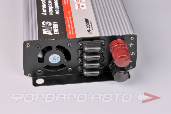 Преобразователь напряжения 12-220V 2000W AVS IN-2000W