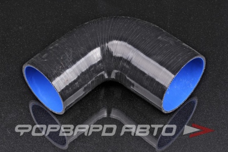 Купить Патрубок силиконовый 89-102 мм, 90°, L=150*150 мм, 4 слоя армировки, чёрный FORA ASHU04-90-89>102