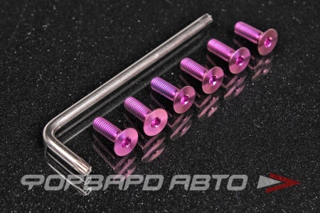 Купить Болты крепления руля, титан, фиолетовый VERTEX STW-TBOLT-PUR
